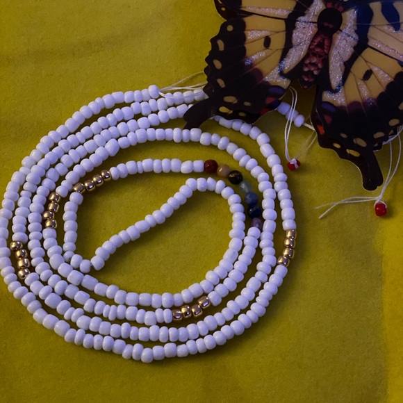 Chakra one (2)strand Handmade Waistbead Strand - Picture 3 of 6